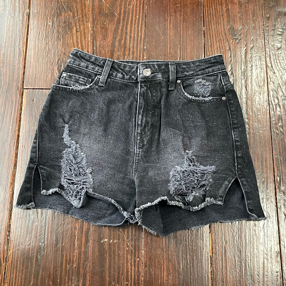 Guess Charcoal Denim Shorts